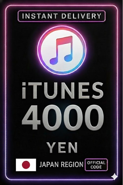 iTunes Gift Card 4000 Yen JP