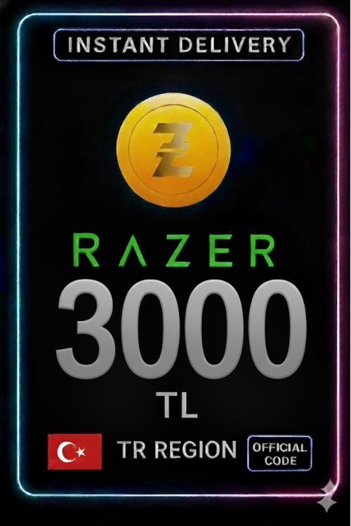 3000 TL Razer Gold Pin