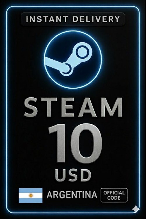 Steam Wallet Code - 10 USD (Argentina)