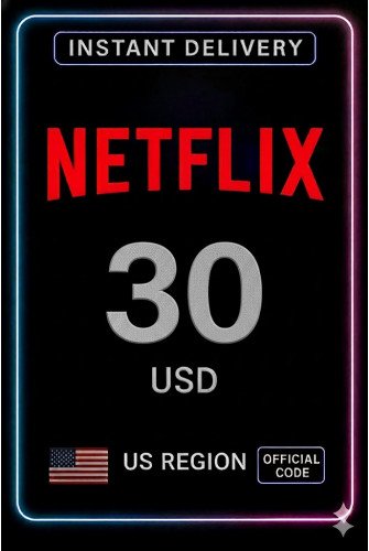 Netflix Gift Card - $30 (US)