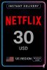 Netflix Gift Card - $30 (US)