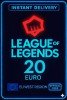League Of Legends Eu West 20 EURO Riot Points