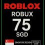 Roblox 75 SGD Game Card (SG)