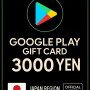 Google Play Gift Card - Japan YEN 3000