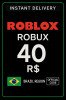Roblox R$40 Gift Card