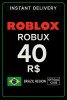 Roblox R$40 Gift Card
