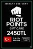 Riot Points 2450 TL - (Türkiye)