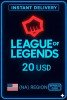 League Of Legends NA 20 Usd Riot Gift Card