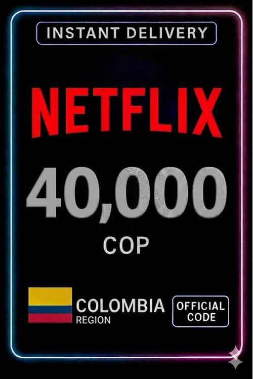Netflix Gift Card 40.000 COP